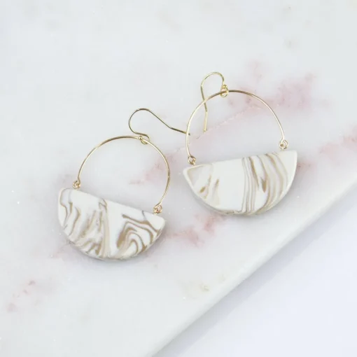 Online Amber E Lea Saturn Earrings Handmade Jewelry