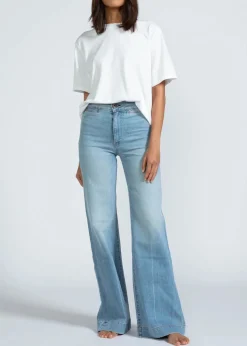 Clearance ASKK NY Brighton Wide Leg Keel Over Bottoms