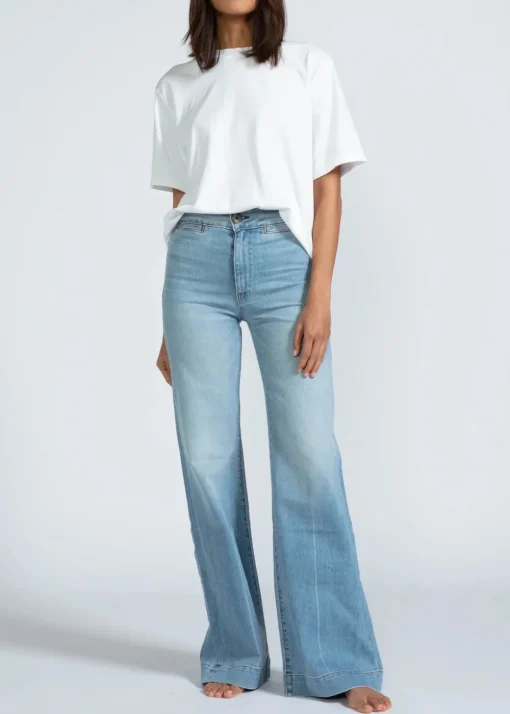 Clearance ASKK NY Brighton Wide Leg Keel Over Bottoms