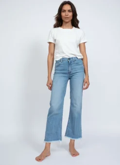 Best ASKK NY Crop Wide Straight Leg Keel Over Bottoms