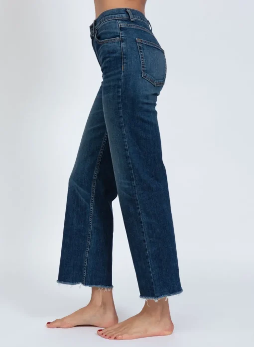 Online ASKK NY Crop Wide Straight Leg Chevelle Bottoms