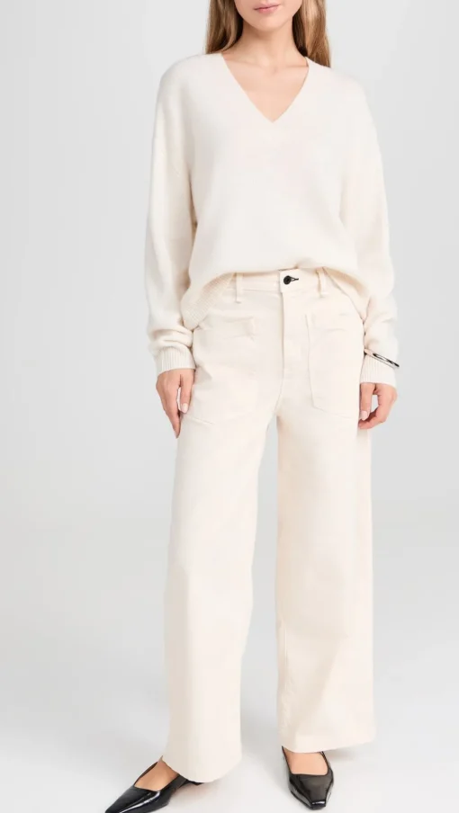 New ASKK Virginia Pant in Bone Bottoms