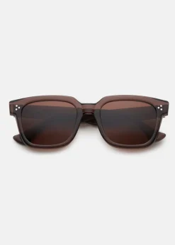 Fashion Carla Colour Monaro Square Sunglasses Deep Taupe Accessories