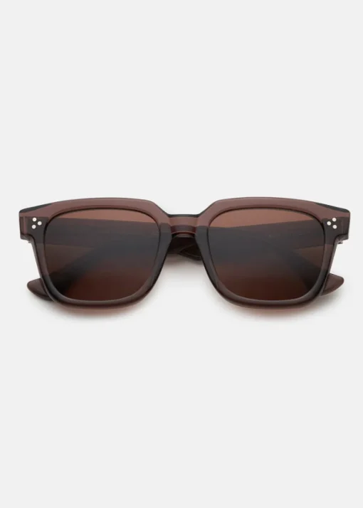 Fashion Carla Colour Monaro Square Sunglasses Deep Taupe Accessories