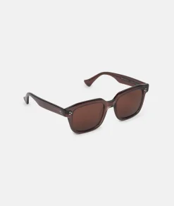 Fashion Carla Colour Monaro Square Sunglasses Deep Taupe Accessories