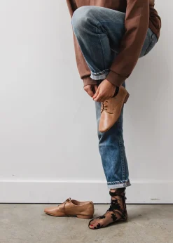 Fashion Either Or Cognac Brown Oxford Shoes Shoes