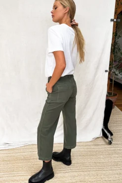 New Emerson Fry Army Pant - Vintage Green Bottoms