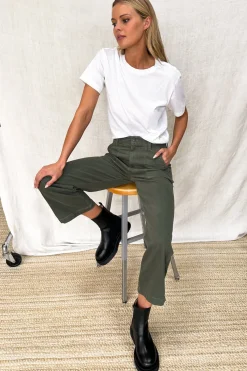 New Emerson Fry Army Pant - Vintage Green Bottoms