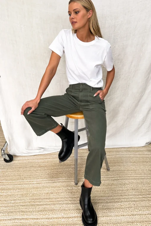 New Emerson Fry Army Pant - Vintage Green Bottoms