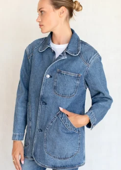 Best Emerson Fry Cabin Denim Jacket - Classic Stonewash Outerwear