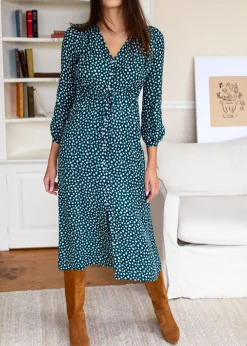 Sale Emerson Fry May Dress - Marguerite Daisy Forest Dresses