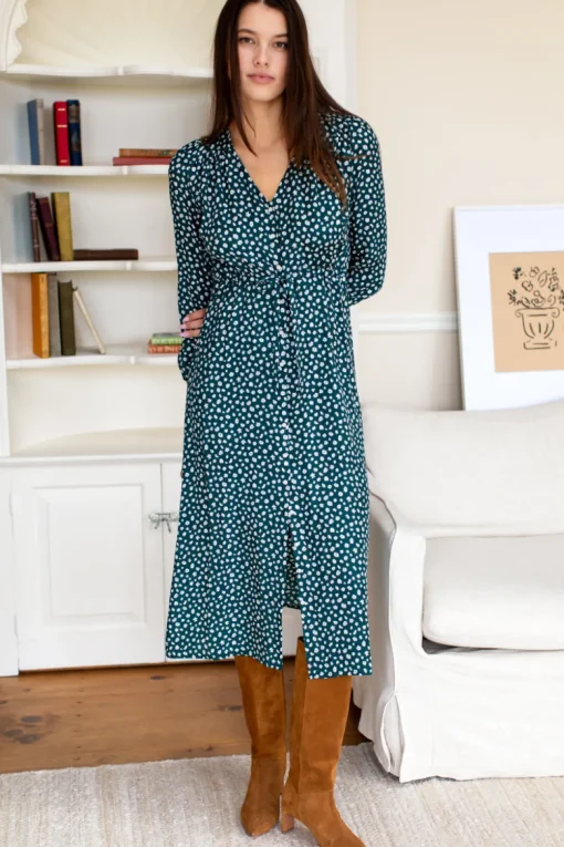 Sale Emerson Fry May Dress - Marguerite Daisy Forest Dresses