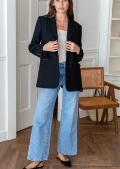 Best Emerson Fry Slingback Flat - Black Suede Shoes