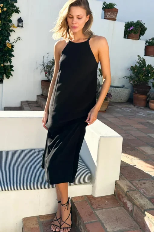 Outlet Emerson Fry Tie Up Heels in Black Leather Shoes