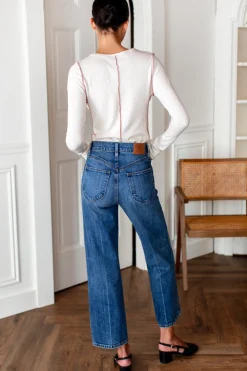 Fashion Emerson Fry Treasure Straight Denim Ankle Generation Wash Bottoms