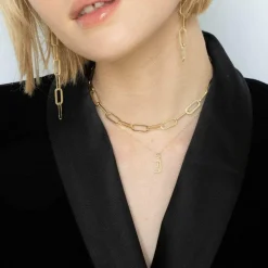 Clearance Jennifer Zeuner Marta Gold Necklace Handmade Jewelry