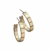 New Jennifer Zeuner Ricki 1" Hoop Earrings Handmade Jewelry