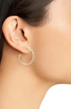 New Jennifer Zeuner Ricki 1" Hoop Earrings Handmade Jewelry