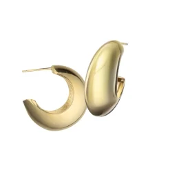 Outlet Jennifer Zeuner Seema 1" Gold Earrings Handmade Jewelry