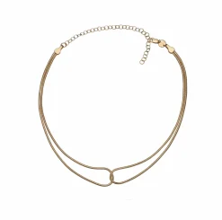 Outlet Jennifer Zeuner Tomi Gold Necklace Handmade Jewelry