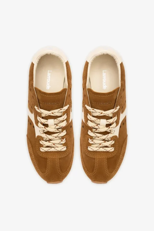 Sale Larroude Stella Sneaker Trainer in Pecan Shoes