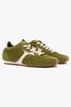 Online Larroude Stella Sneaker Trainer in Seaweed Shoes