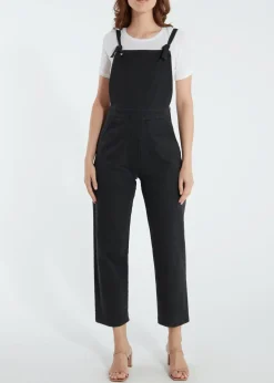 Fashion Loup Knot Overalls l Black Bottoms