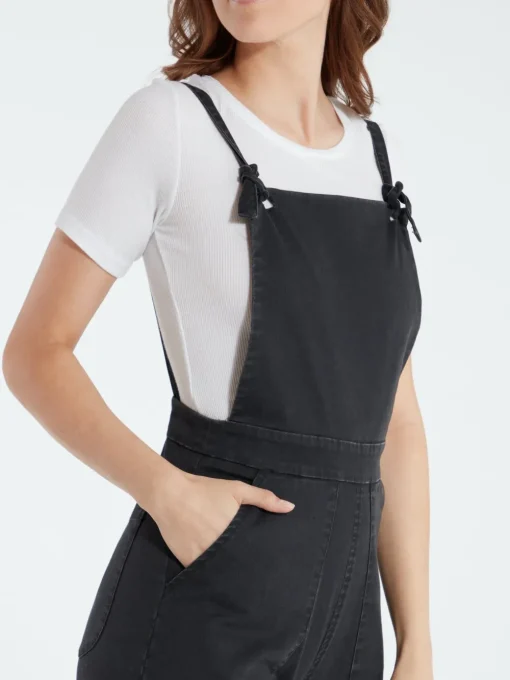 Fashion Loup Knot Overalls l Black Bottoms
