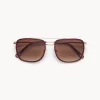 Discount Machete Amelia Sunglasses in Oxblood Accessories