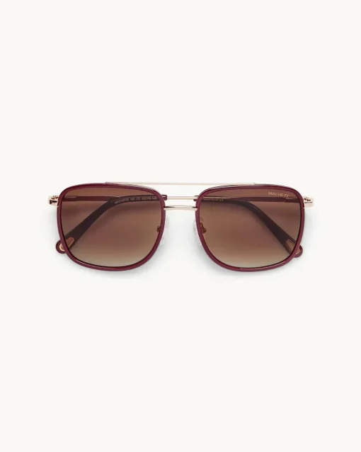 Discount Machete Amelia Sunglasses in Oxblood Accessories