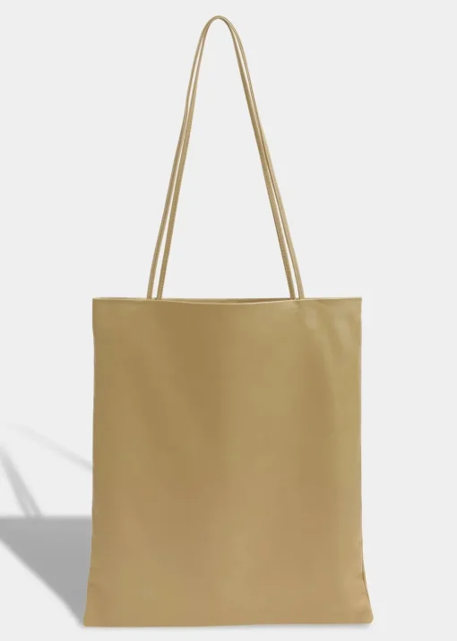 New Modern Weaving Slim Lamb Sak in Camel Accessories