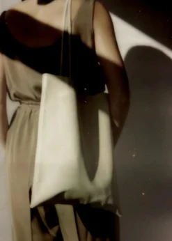 New Modern Weaving Slim Lamb Sak in Camel Accessories