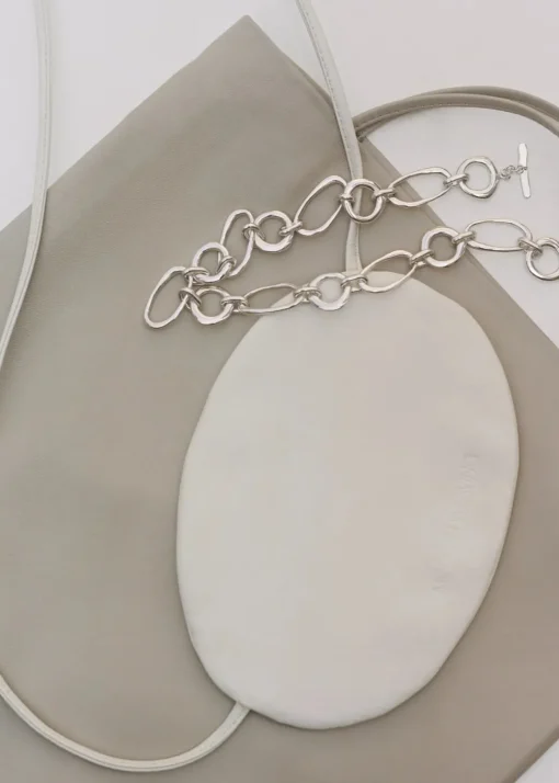 Best Modern Weaving Slim Lamb Sak in Taupe Accessories
