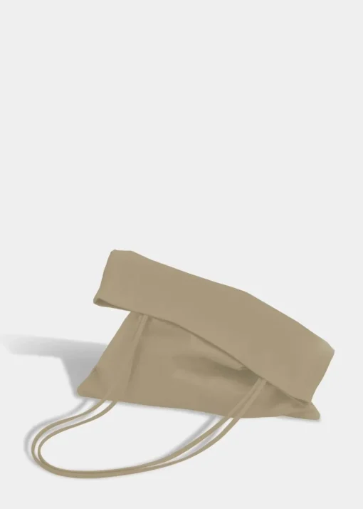 Best Modern Weaving Slim Lamb Sak in Taupe Accessories