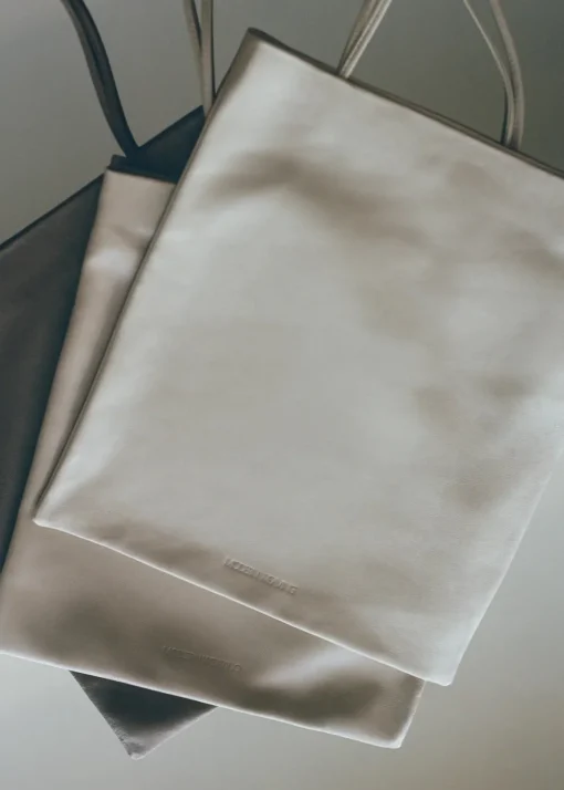 Best Modern Weaving Slim Lamb Sak in Taupe Accessories