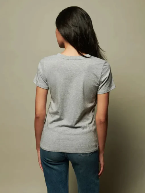 Fashion Nation Ltd Blair Tee in Heather Grey Tops