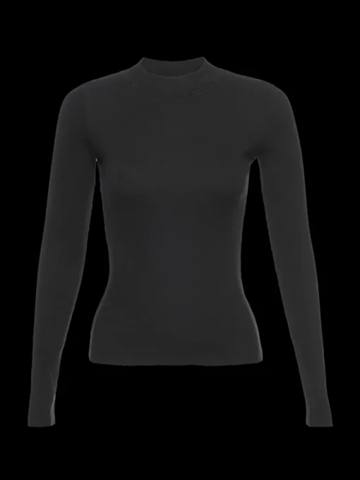Fashion Nation LTD Gina Long Sleeve | Black Tops