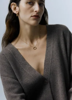 Hot Otiumberg Oval Pendant Necklace in Gold Vermeil Handmade Jewelry