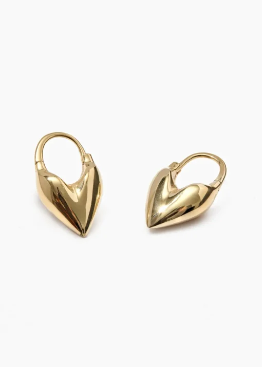 Discount Otiumberg Roscida Heart Hoops Handmade Jewelry