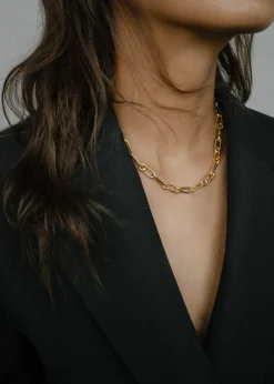 New Otiumberg Signature Gold Arena Chain Necklace Handmade Jewelry