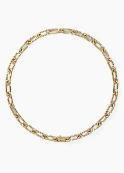 New Otiumberg Signature Gold Arena Chain Necklace Handmade Jewelry