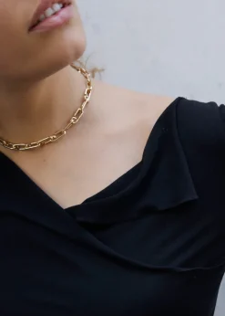 New Otiumberg Signature Gold Arena Chain Necklace Handmade Jewelry