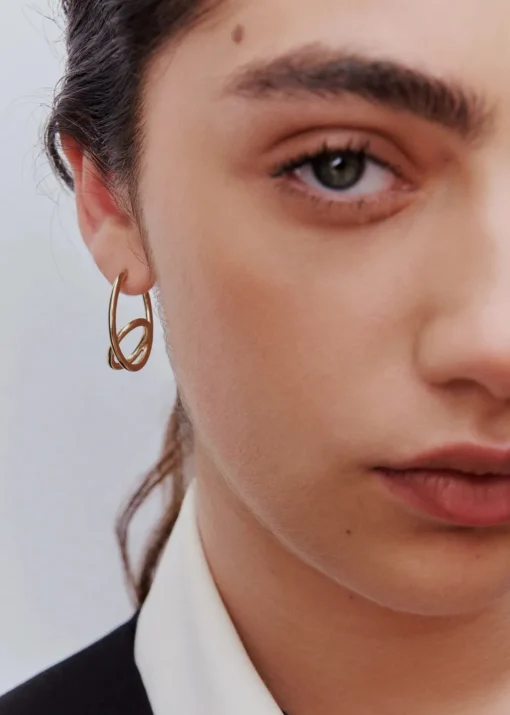 New Otiumberg Spiralis Earrings in Gold Vermeil Handmade Jewelry
