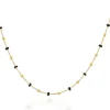 Best Rachel Reid Black Enamel Chain Necklace Handmade Jewelry