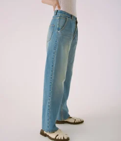 Discount Sayaka Davis Tucked Wide Leg Denim Bottoms