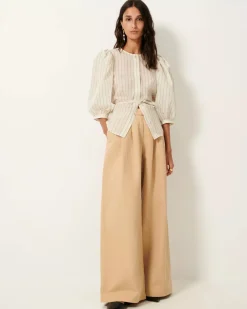 Discount Sessun Georgia Stripe Shirt Tops