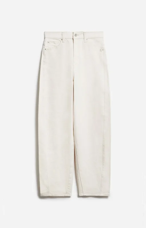 Hot Vanessa Bruno Caleb Denim Jeans in Ecru Bottoms