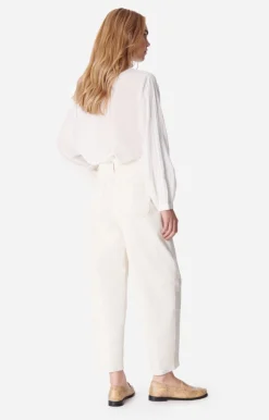 Hot Vanessa Bruno Caleb Denim Jeans in Ecru Bottoms