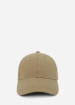 Fashion Vanessa Bruno Casquette Ball Cap in Khaki Tan Accessories