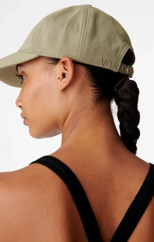 Fashion Vanessa Bruno Casquette Ball Cap in Khaki Tan Accessories
